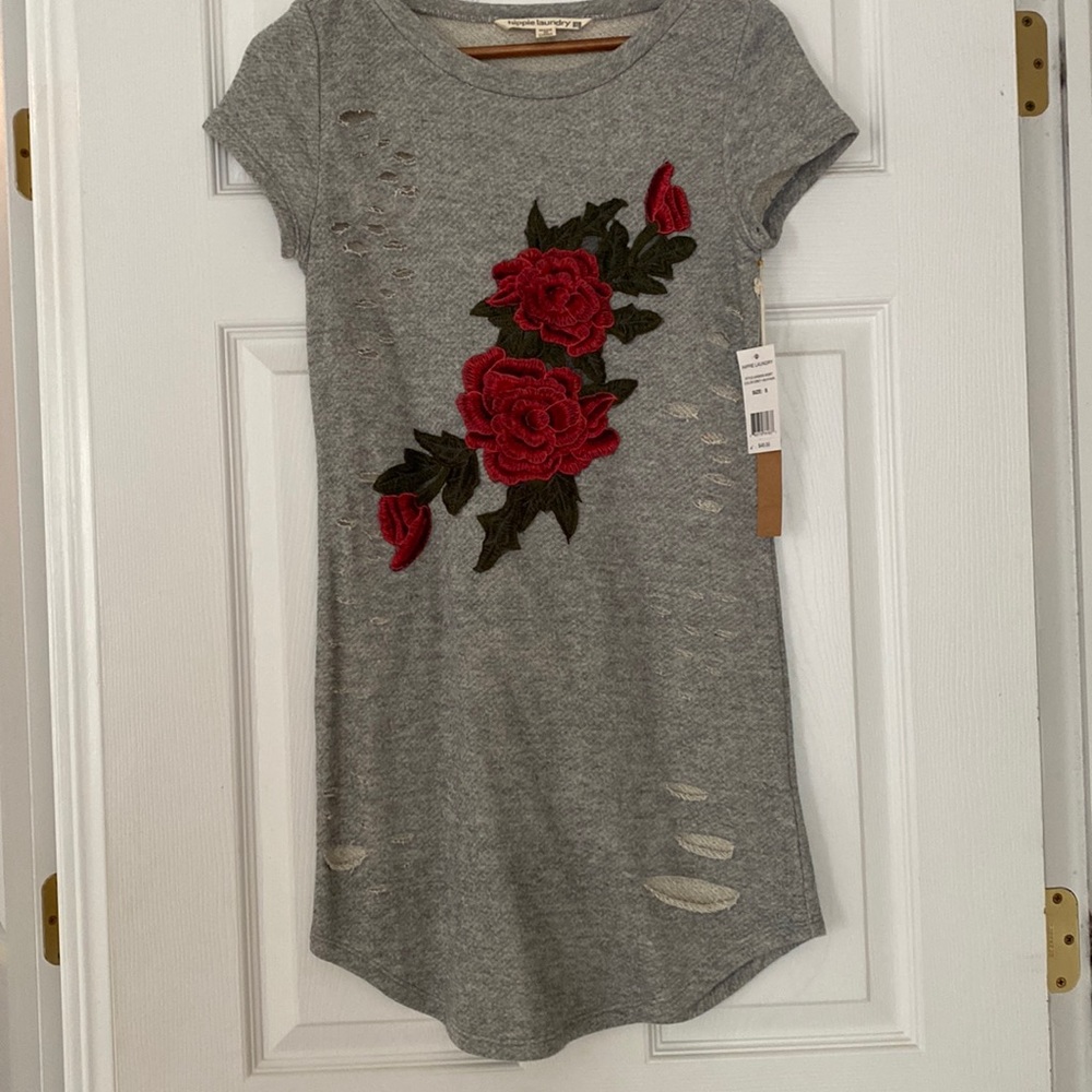 Super Cute never worn sweatshirt dress with tags